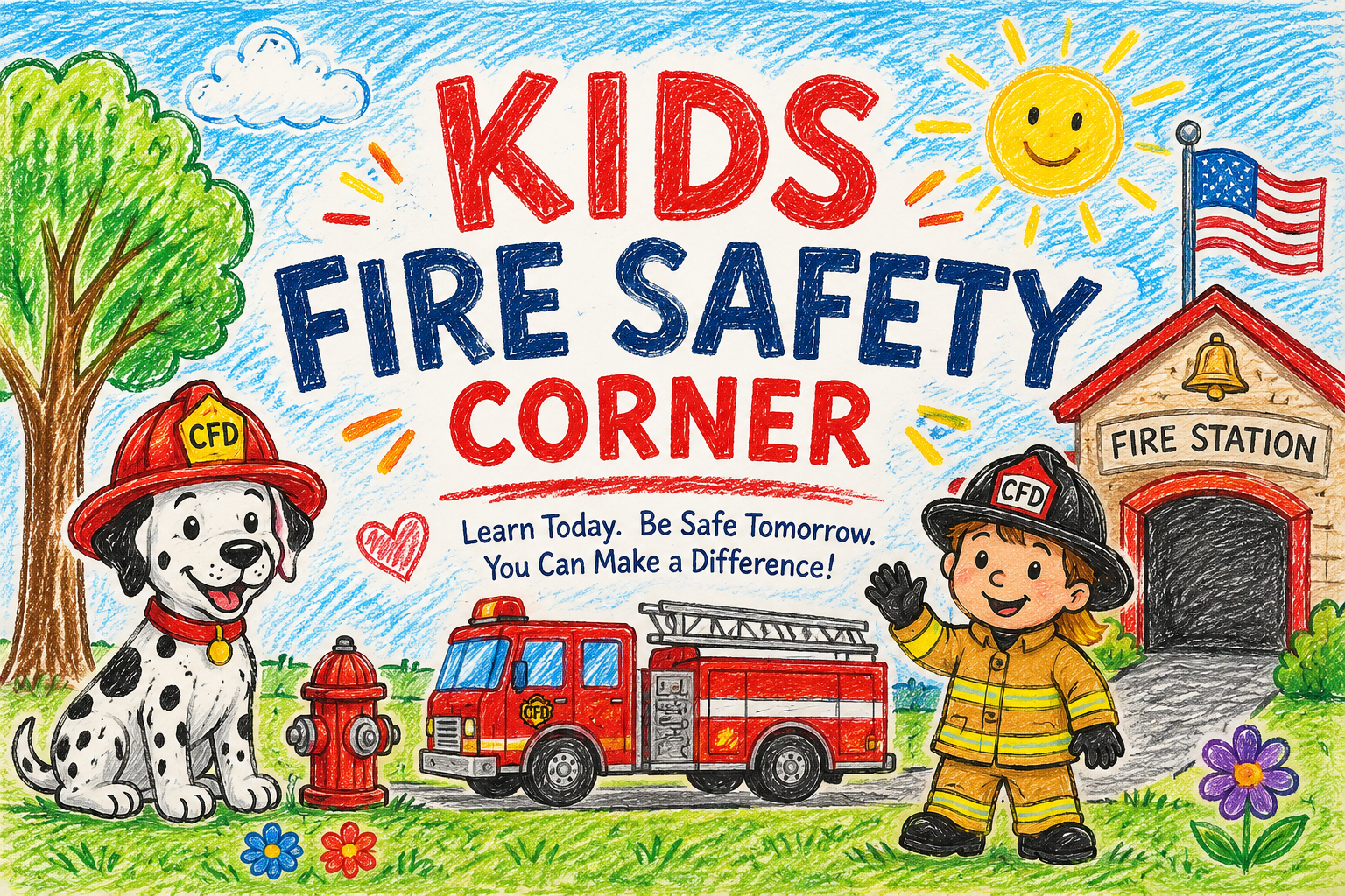 Kids Fire Safety Corner